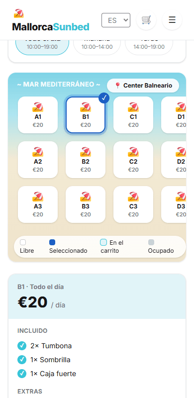 Mobile booking